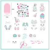 Bunny Bits (CjS-H-53)  - CJS Medium Stamping Plate